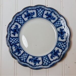 Vintage Blue Flow Melbourne Pattern Plate | Plate Wall